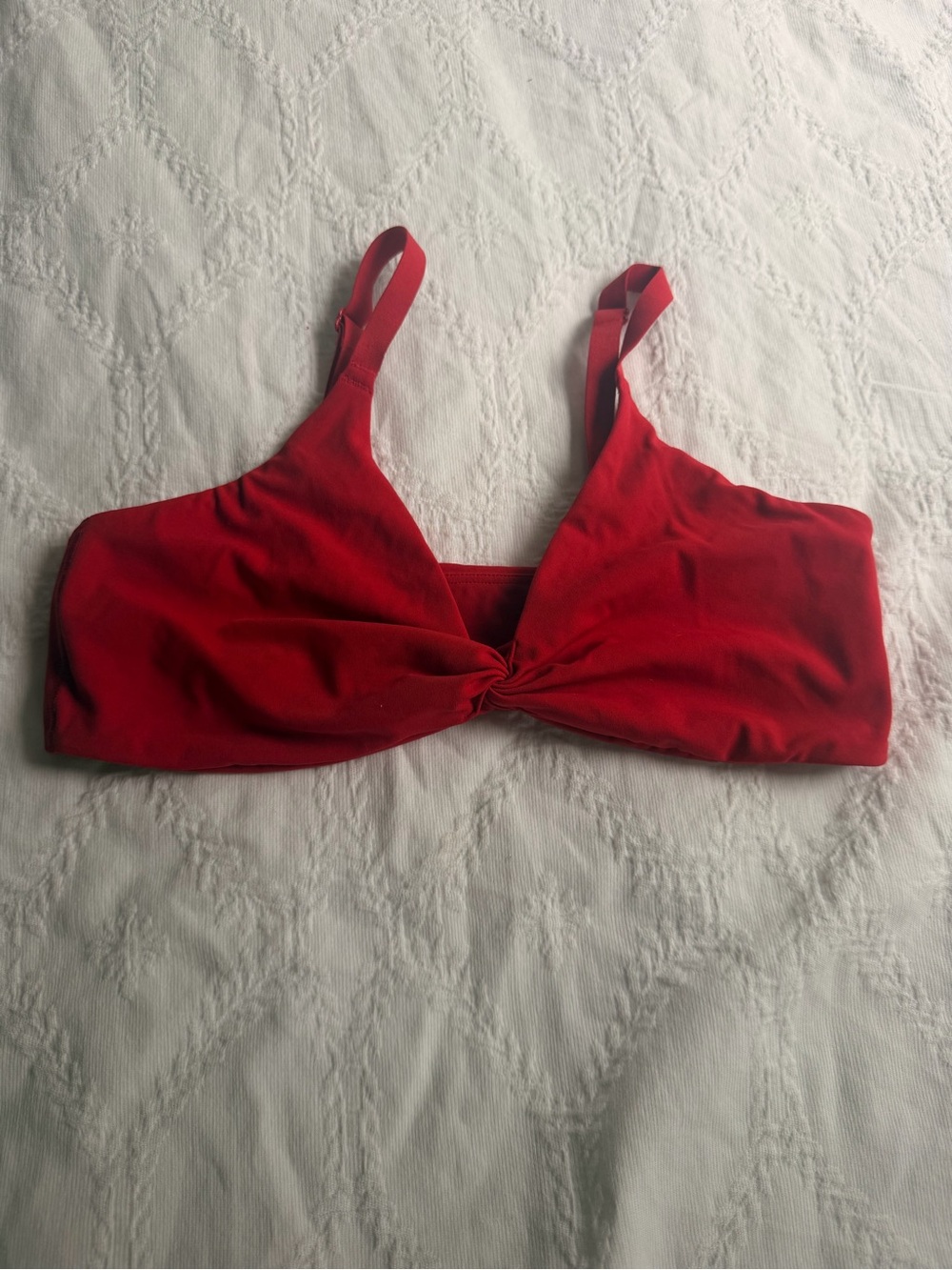 Gymshark Red Twist-Front Bralette